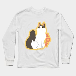 wow amaze cat Long Sleeve T-Shirt